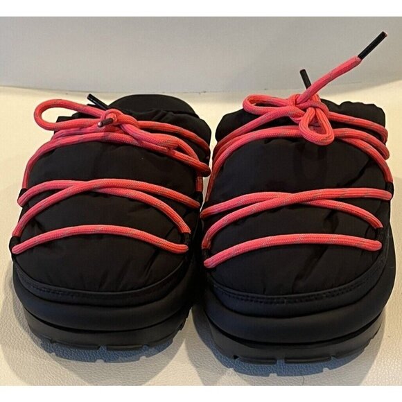 NEW UGG Spaceslider Tech Slide Platform Lug Sole Black Sandals Slippers - Picture 4 of 9